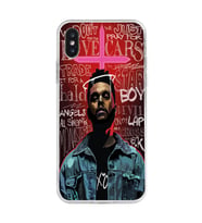 Iphone XSMAX Uyumlu The Weeknd Tasarımlı Şeffaf Telefon Kılıfı