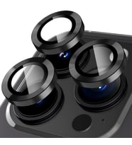 BİNANO METAL RİNG IPHONE 15 PRO/15 PRO MAX SİYAH KAMERA KORUYUCU