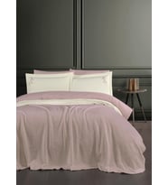 Çift Kişilik Dream Battanıyelı Nevresım Setı Talıa Anew 200X220 (Pudra)