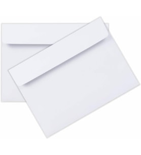 ® 100 Adet Kendinden Yapışkanlı Zarf Davetiye Mektup Para Belge Dilekçe Düğün Kına Nişan Sünnet 16,3cm X 11,5cm 100'lü