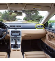 Passat B6 B7 CC Sağ Ön Havalandırma Izgara Mat Siyah 3AB819702A