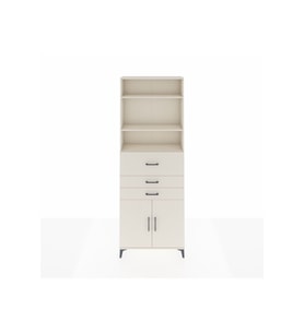 Arges Dolap 4 Raflı 3 Çekmeceli 2 Kapaklı 88x30x243 Aytaşı-Aytaşı