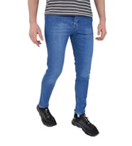 Erkek Silim Fit Jeans Pantolon BGL-ST02647 (Mavi)