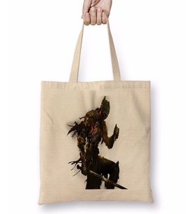 Dark Souls Alma Amargurada Bez Çanta Uzun Saplı