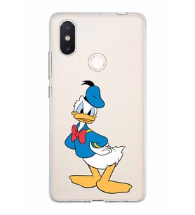 Xiaomi Mi 8 Se Uyumlu Kapak Donald Duck Tasarımlı Şeffaf Silikon Kılıf