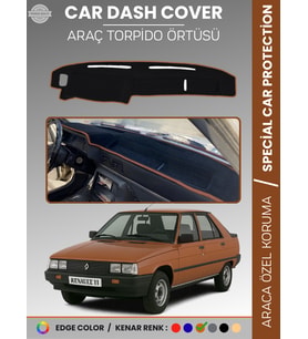RENAULT 11 Torpido Örtüsü Ön Göğüs Koruma Araca Özel Çatlamayı Önler Kaymaz Kolay Montaj UV Koruma