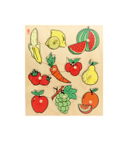 Meyveler Ahşap Puzzle
