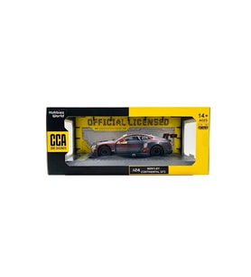 1:24 BENTLEY CONTINELTAN GT3 Diecast Model Araba Gri-Kırmızı