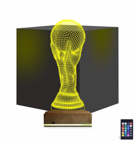 Luvivia Futbol Fifa Kupası 3D Lamba - Masa Gece Lambası