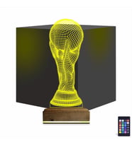 Luvivia Futbol Fifa Kupası 3D Lamba - Masa Gece Lambası