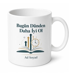 Kişisel Gelişim Zaman Yönetimi Motivasyon Başarı Hikayeleri Baskılı Kupa Hediye Bardak