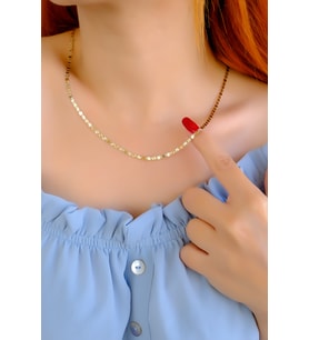 ÇITIR ZİNCİR KOLYE 14 AYAR A084994