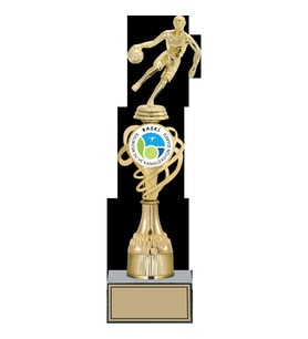 ODAK KUPA - Figürlü Kupalar - Basketbol Kadın Figürlü Kupalar FG-033 C - 36 cm