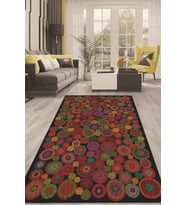 Dijital Kaymaz Taban Yıkanabilir Modern Renkli Salon Halısı Mutfak Halısı Yolluk ND-HT-1405 (Çok Renkli)