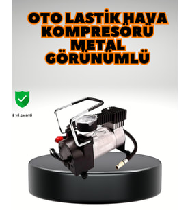 Metal Gövde Lastik Şişirme Kompresörü SUV 4x4 Uyumlu