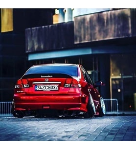 Honda Civic Uyumlu Vtec 2 Spoon Spoiler (Fiber) (Renksiz)