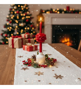 Mumelia Candles Şamdan Bahçesi - Doğal Soya Dekoratif Mum - Tekli