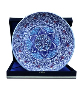 e38 EL İŞÇİLİĞİ ÇİNİ TABAK - 30 CM - 6520
