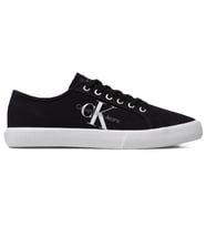 Calvin Klein ESS Vulcanized Low Loceup Mens Sneaker Erkek Günlük Spor Ayakkabı Siyah-Beyaz