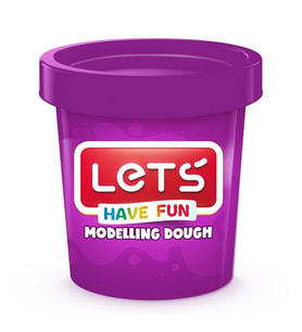LETS TEK RENK OYUN HAMURU NEON MOR 150 GR