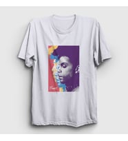 Presmono Unisex Beyaz Vintage Prince T-Shirt 414600tt