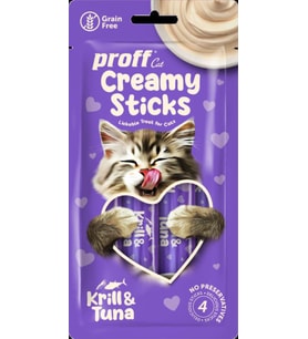 Proff Creamy Ton Balıklı ve Karidesli Kedi Ödülü 4'lü