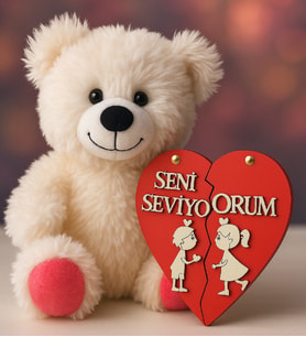 Auyıcık ve Ahşap kalpli kutu