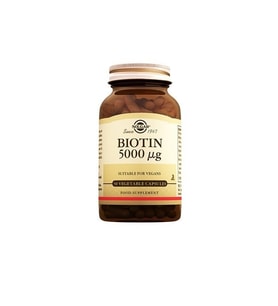 Solgar Biotin 5000mcg 50 Kapsül