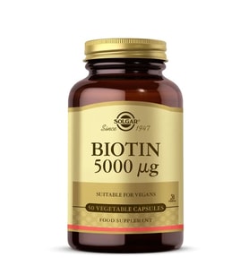 Solgar Biotin 5000mcg 50 Kapsül