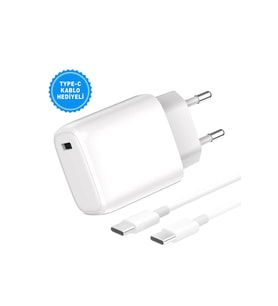 Intouch Smarty Pd 25 W Type-c To Lightning Kablolu Şarj Adaptörü/8 X Xs Xr 11 12 13 14 Serileri Ile Uyumlu