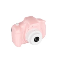 Full HD Dijital Çocuk Fotoğraf Makinesi Pembe Silikon Kılıflı (Köpek)