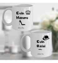 ÇİFT KUPA EVİN HANIMI EVİN RESİSİ İSİME ÖZEL