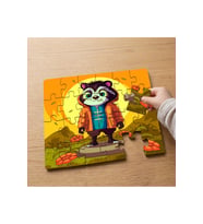 Cool Panda Tasarımlı 24 Parça Ahşap Çocuk Puzzle MPK0618