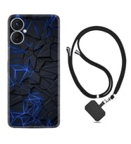 Tecno Spark 9T Kılıf Resimli Boyun Askılı İpli Desenli Silikon Series Karmaşık 1874