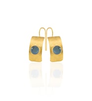 Kadir Jewellery 22 Ayar Altın Kaplama Kadın Minimal Küpe -El İşçiliği Ve Hipoalerjenik Küpe