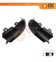 Renault Clio II Phase 4 Symbol 1 2006-2008 7702295498 için Ön Tampon Sol Sağ Sis Far Çerçeve Kapağı