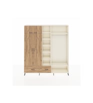 Arges Gardrop 12 Raflı 2 Çekmeceli 2 Askılı 220x30x243 Aytaşı-Çam
