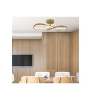 Modern 38W Eskitme Plafonyer, 3 Renkli LED, Mutfak, Banyo, Salon için