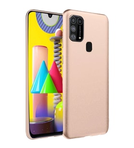Galaxy M31 Kılıf Nano İçi Kadife - Pudra