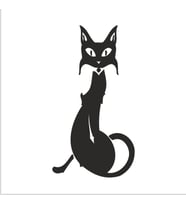 KEDİ FOLYO STİCKER 40cm Uzunluk (Karışık)