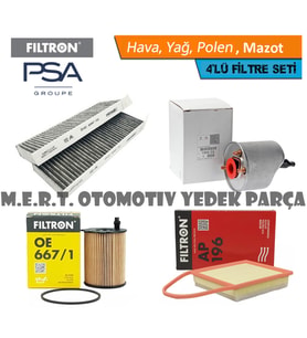 Peugeot 3008 1.6 E-Hdi Filtre Bakım Seti 2010-2015