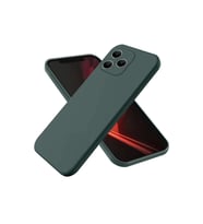 Realme Note 50 4G Kılıf First Silikon - Koyu Yeşil