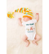 Unisex Bebek Var Olun Baskılı Body Zıbın