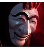 La Casa De Papel Kore Mask - Kalamar Mask Yeni Versiyon
