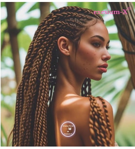 X-Pression Afrika Örgüsü ve Rasta İçin Sentetik saç  165GR-33-1