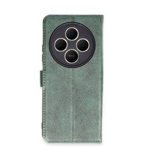 Xiaomi Redmi 14c Kılıf Trend S Plus Kapaklı Kılıf - Yeşil