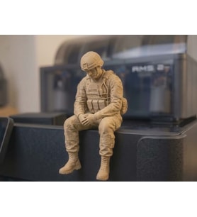 Modern Asker Figürü - Taktik Operatör 3D Baskı Koleksiyon Figürü
