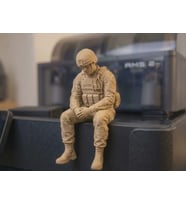 Modern Asker Figürü - Taktik Operatör 3D Baskı Koleksiyon Figürü