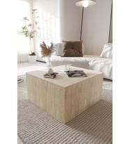 Orta Sehpa 72x72 cm İskandinav Stili Küp Sehpa