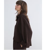 LCW Vision Kahverengi Oversize Kadın Gömlek
